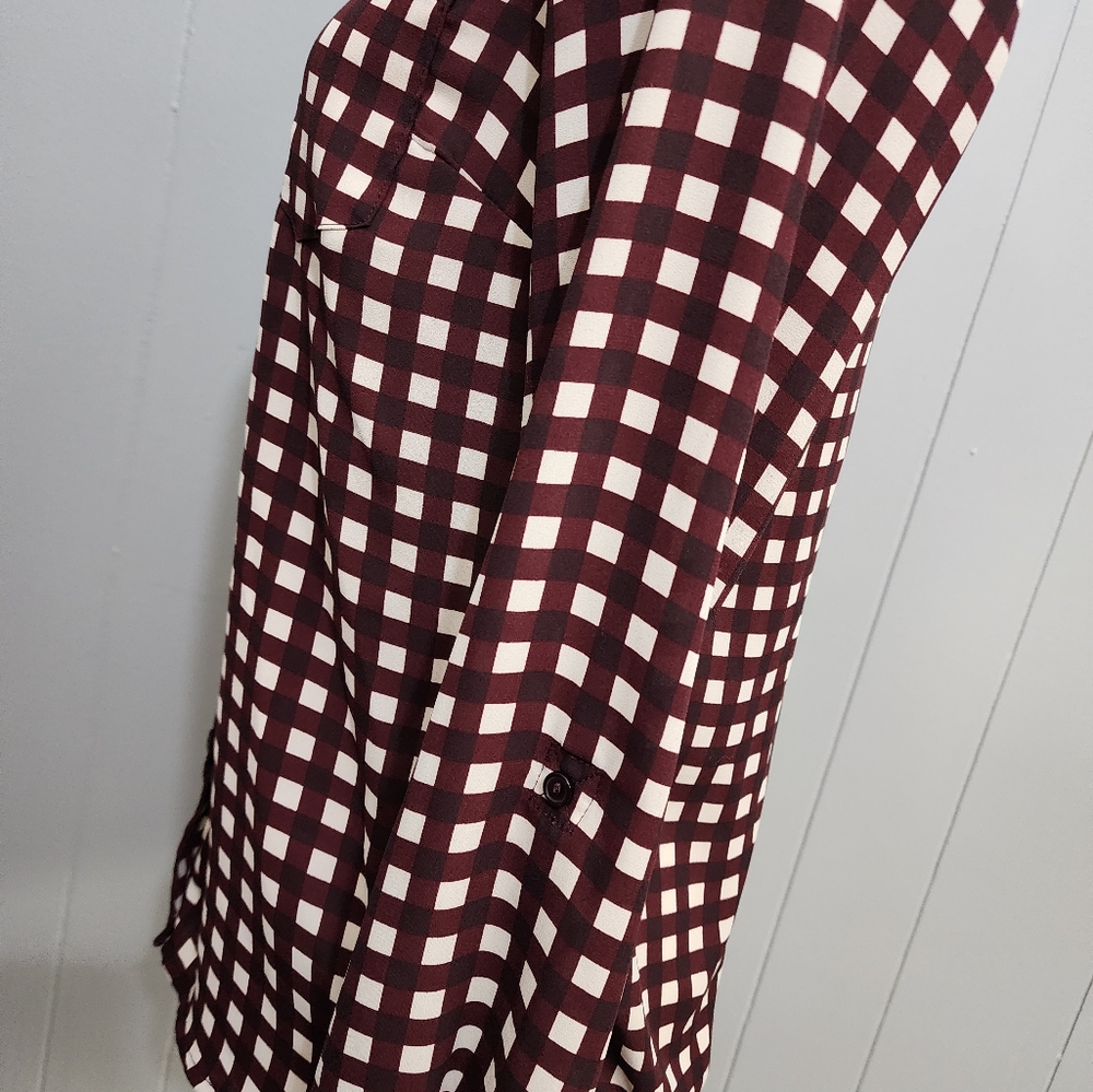 4/25$ The Limited Ashton Button Up Blouse Size XS - Picture 6 of 12